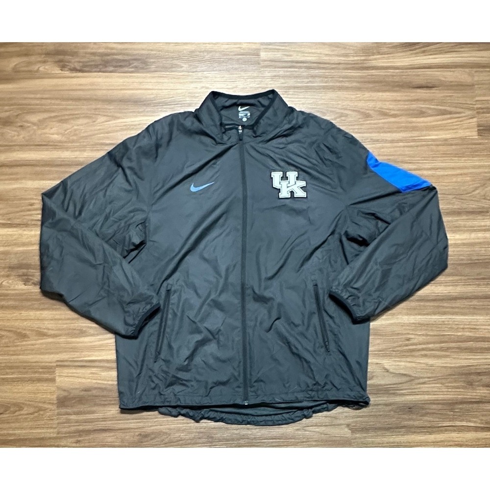 Nike Kentucky Wildcats NCAA Full Zip Lightweight Jacket Men Sz XL Royal Blue